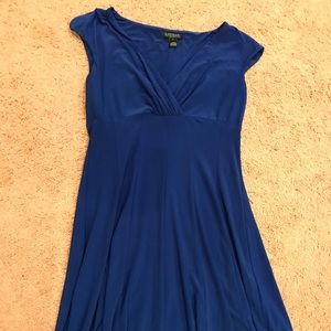 Ralph Lauren blue cap sleeve dress